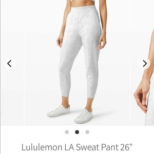 Lululemon LA sweatpant 26”